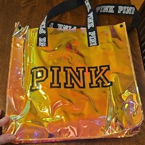 PINK Victoria's Secret Iridescent Tote Bag